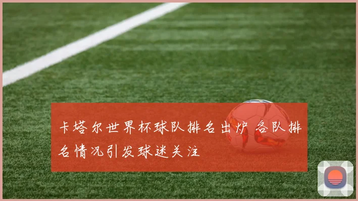 卡塔尔世界杯球队排名出炉 各队排名情况引发球迷关注